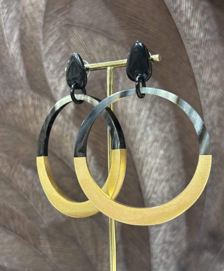 boucles d'oreilles soyang corne sohaia bijoux