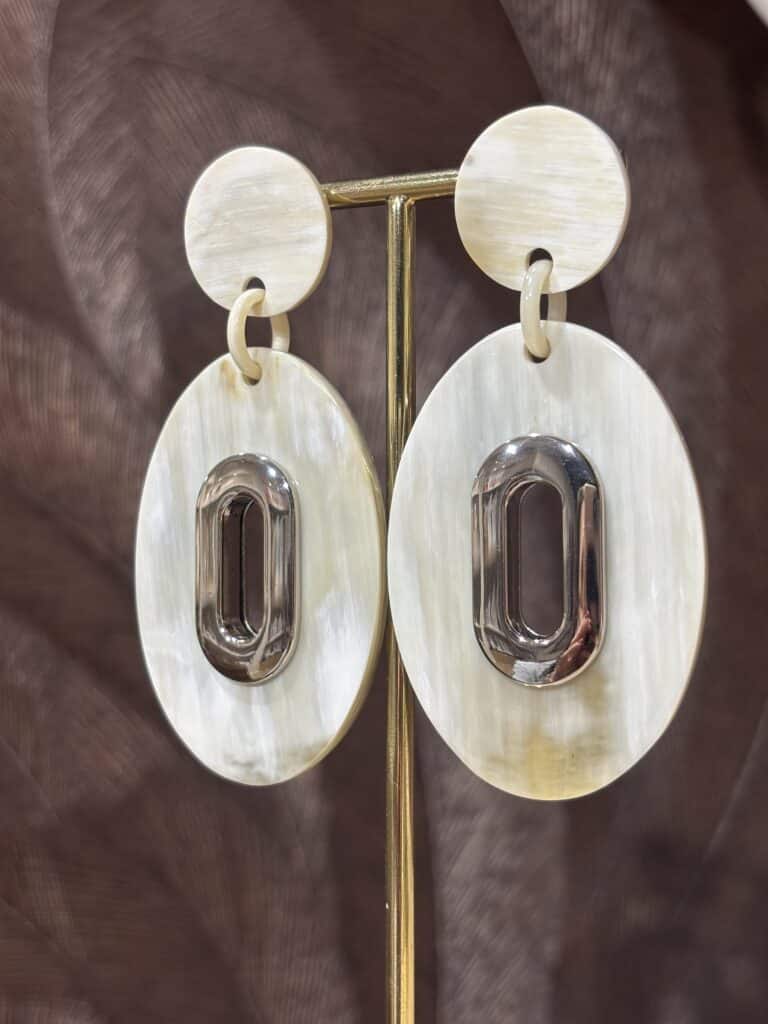 boucles d'oreilles soyang corne sohaia bijoux