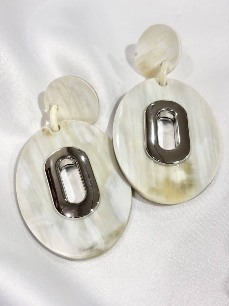 boucles d'oreilles soyang corne sohaia bijoux