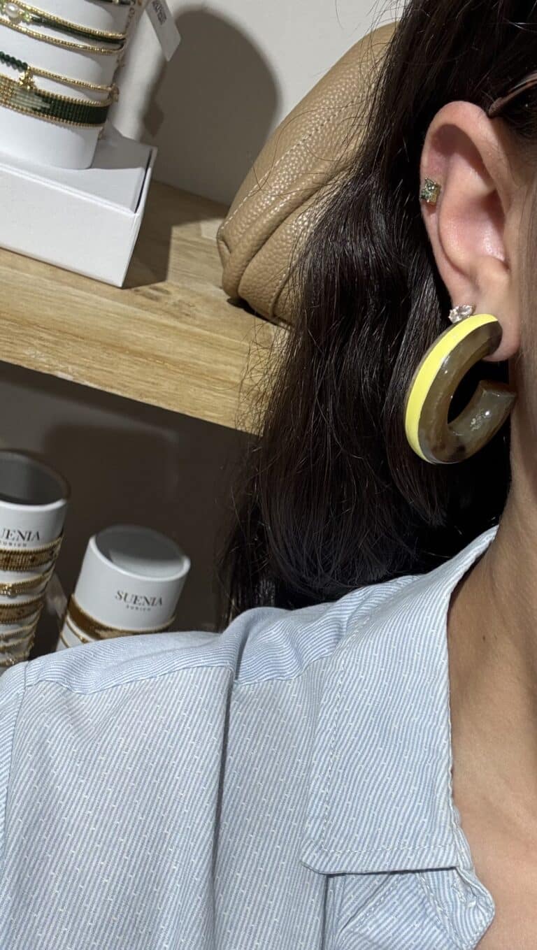 boucles d'oreilles soyang corne sohaia bijoux