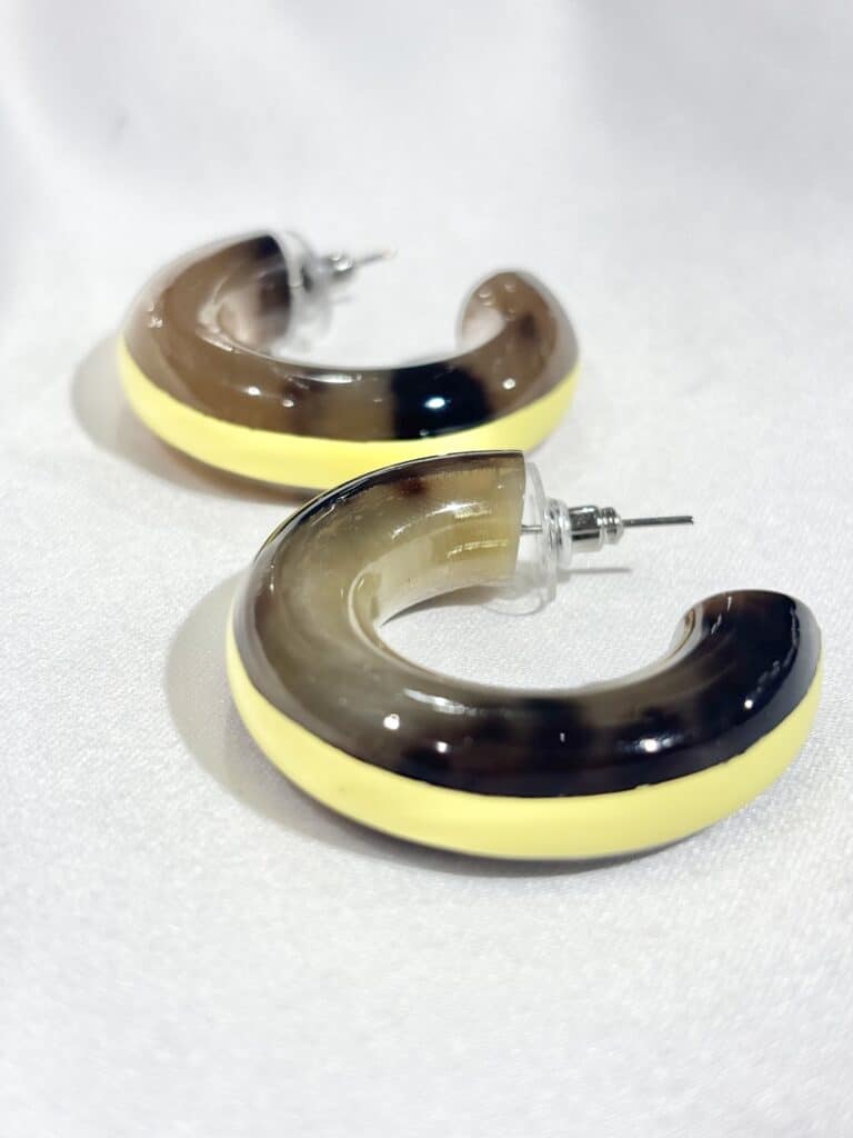 boucles d'oreilles soyang corne sohaia bijoux