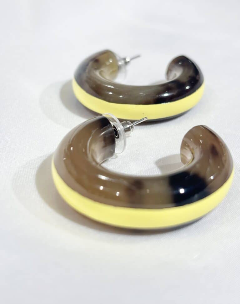 boucles d'oreilles soyang corne sohaia bijoux
