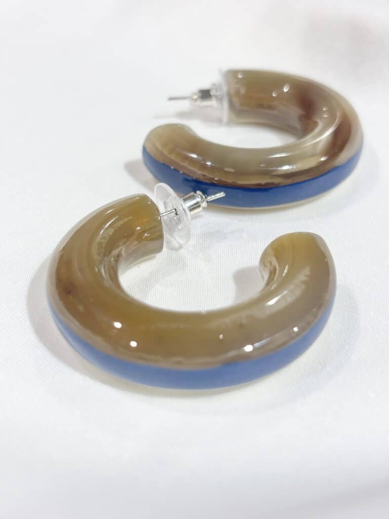 boucles d'oreilles soyang corne sohaia bijoux