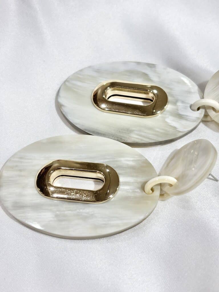 boucles d'oreilles soyang corne sohaia bijoux